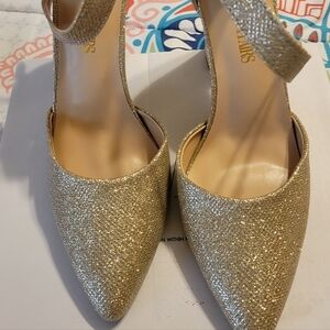 Dteam Paris Shimmering Gold Women's Heels Size 9